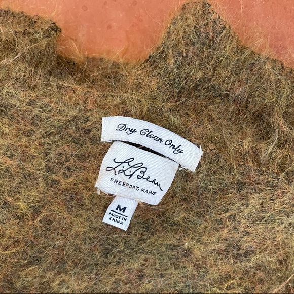 LL Bean V-neck Mohair Sweater, Women’s Medium - Picture 3 of 11